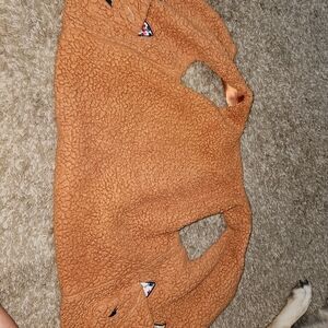 Shabby Chic Orange Satin Fabric